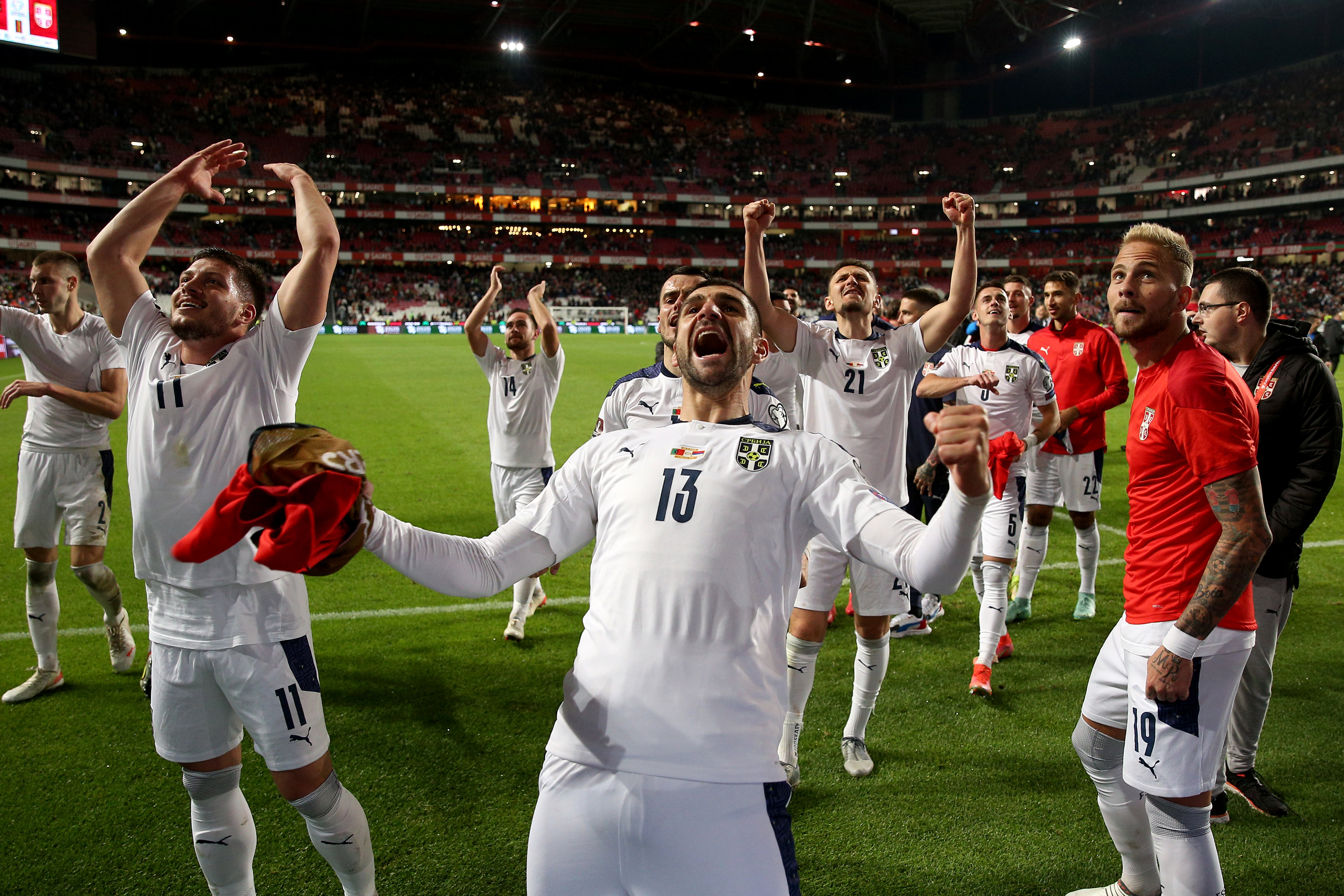 塞尔维亚队关键战胜对手锁定正赛名额